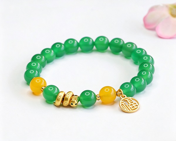 8mm JADE BEADS BRACELET